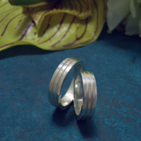 モデルノ　ダブルラインリング