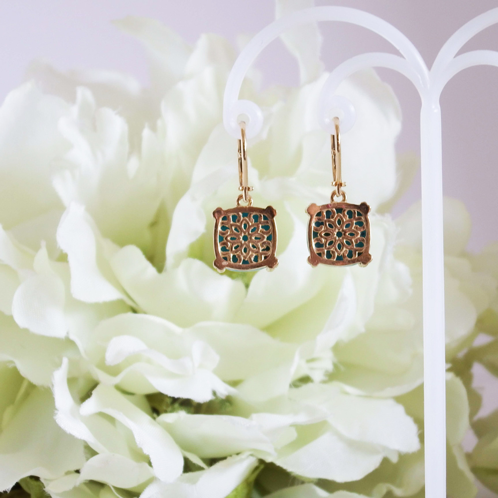 ルチルクォーツとターコイズ