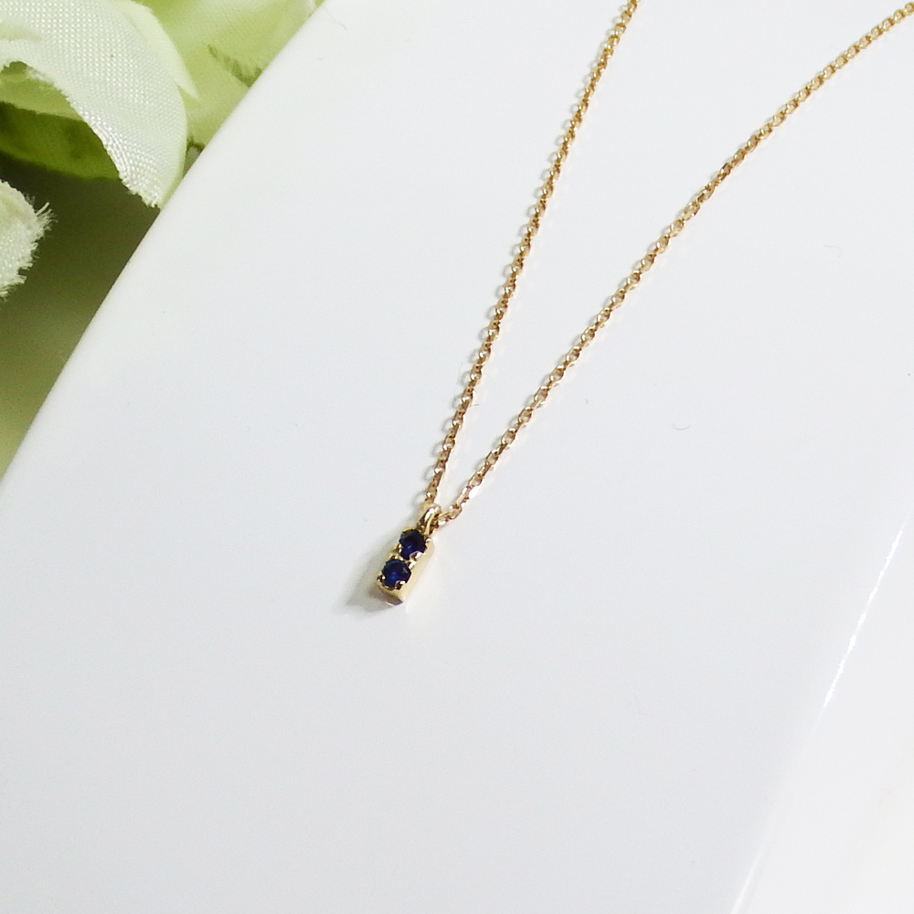 サファイヤペンダント