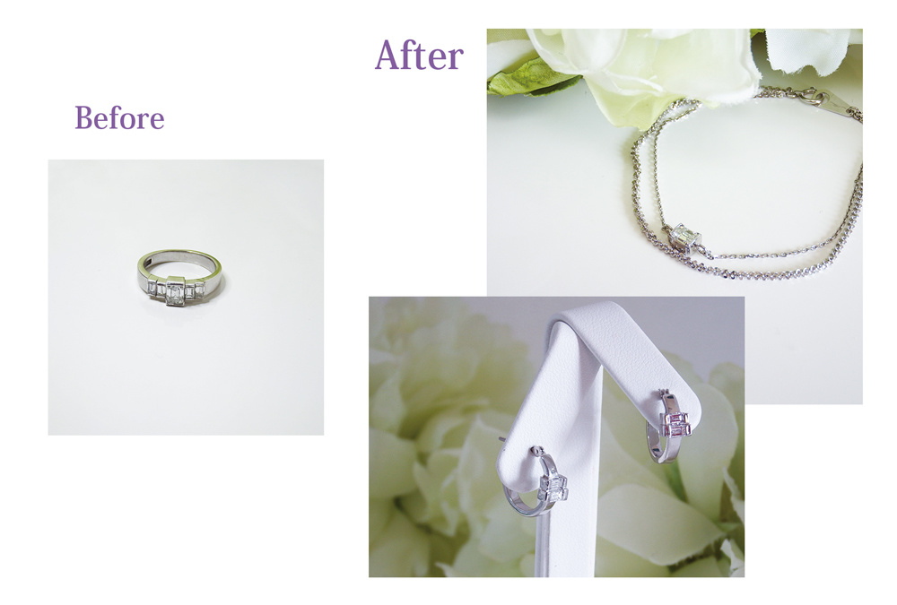 リフォームピアスとブレスレット