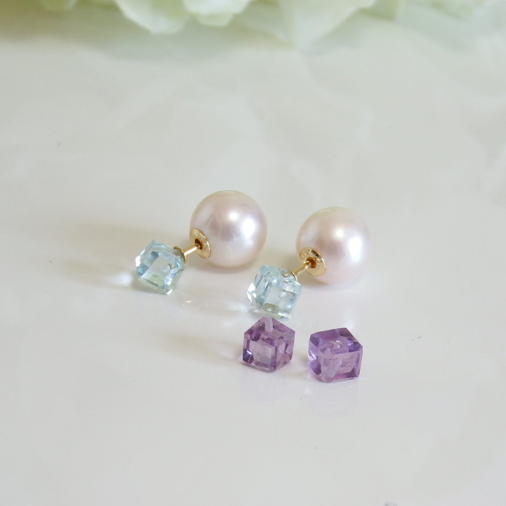 パールキャッチピアス