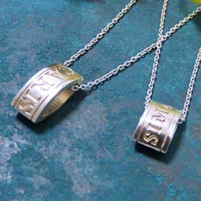 テキストチューブペンダント画像２