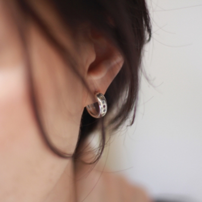 ５スターフープピアス画像３