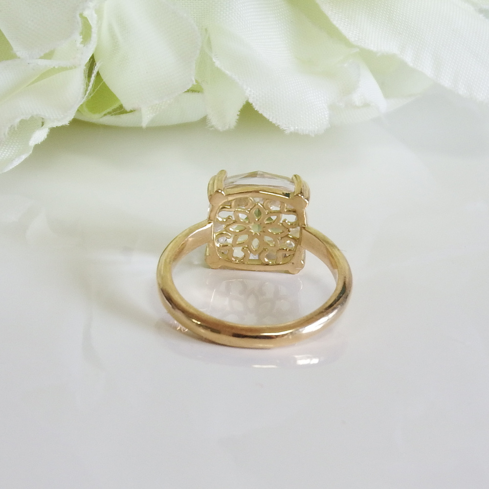 ルチルクォーツとターコイズ