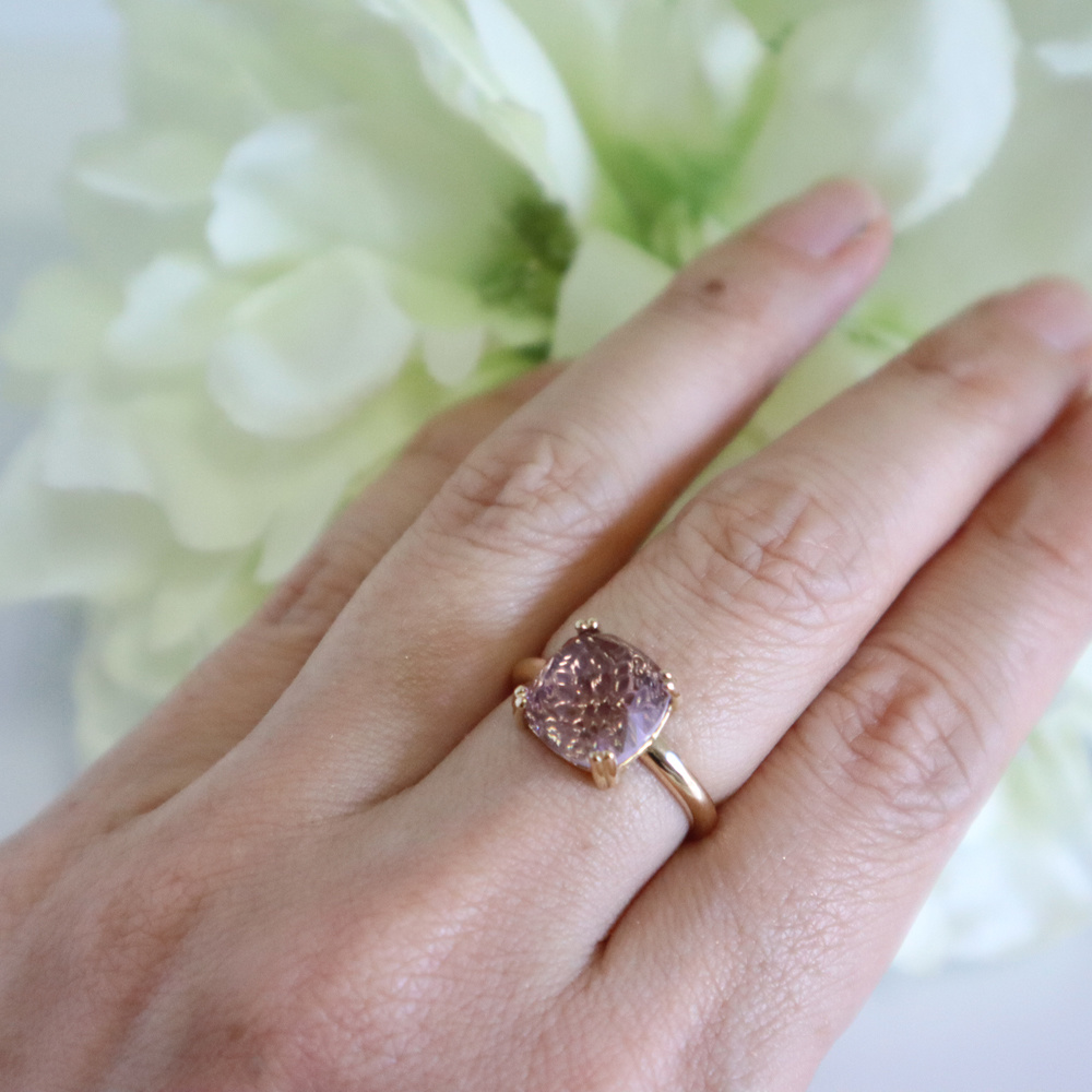 ルチルクォーツとターコイズ