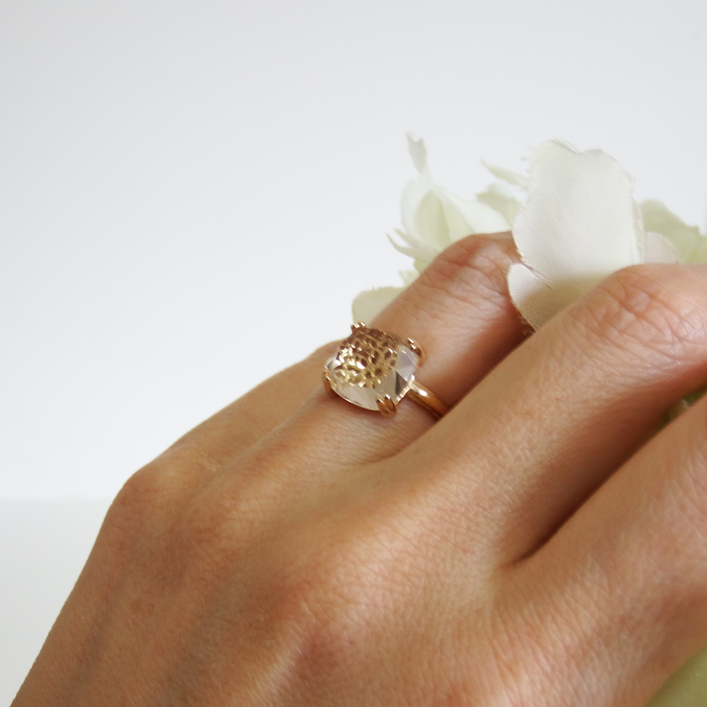 ルチルクォーツとターコイズ