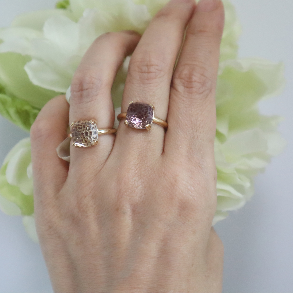 ルチルクォーツとターコイズ