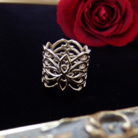 透かしピンキーリング